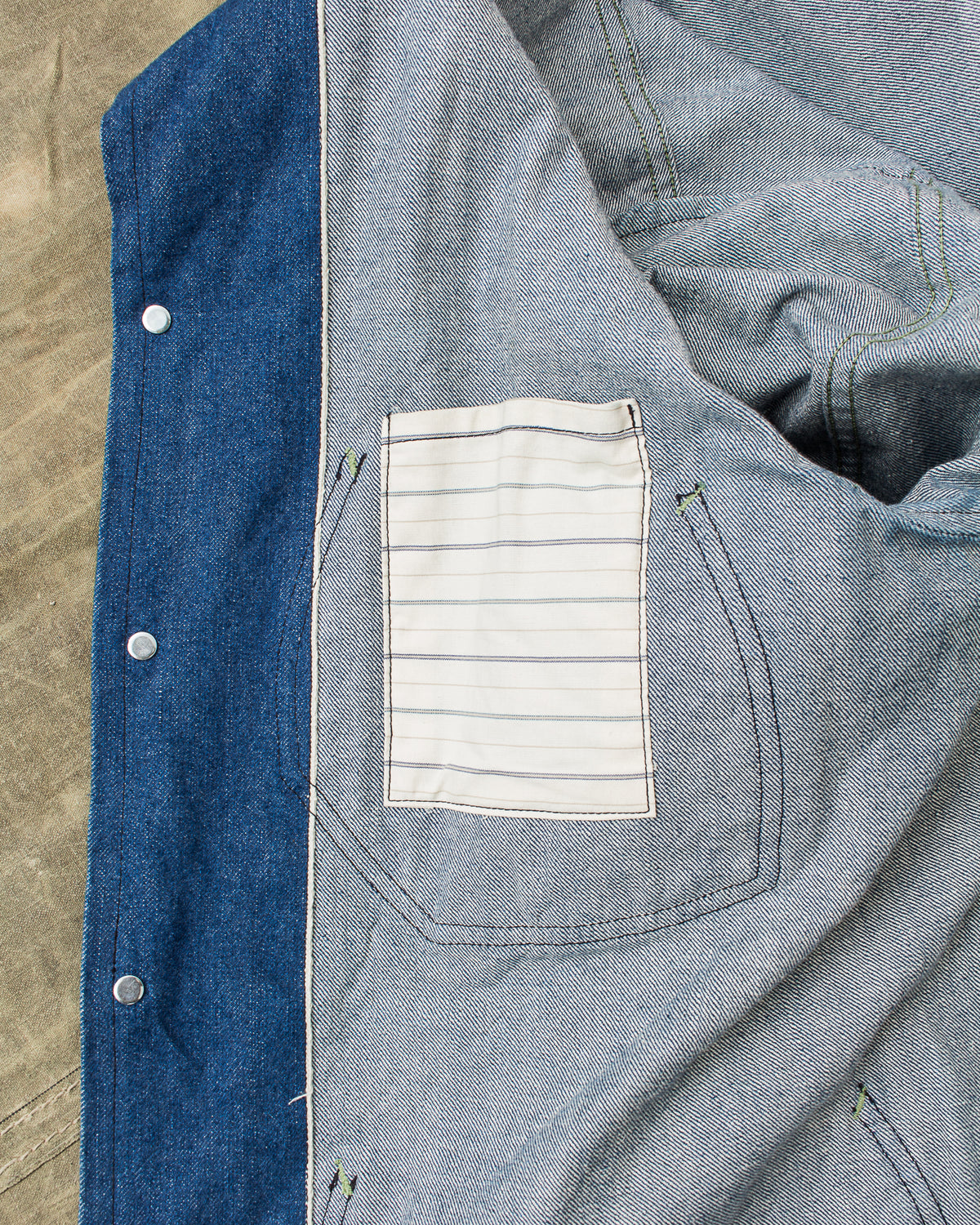 Second Hand Mister Freedom Denim Conductor Jacket Size 40