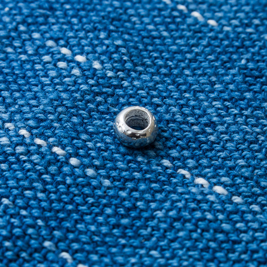 Larry Smith Silver Plain Bead OT-B0164