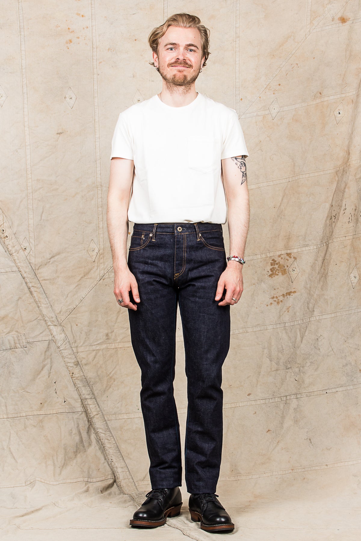 Japan Blue J301 Circle 14.8oz Straight Fit Jeans