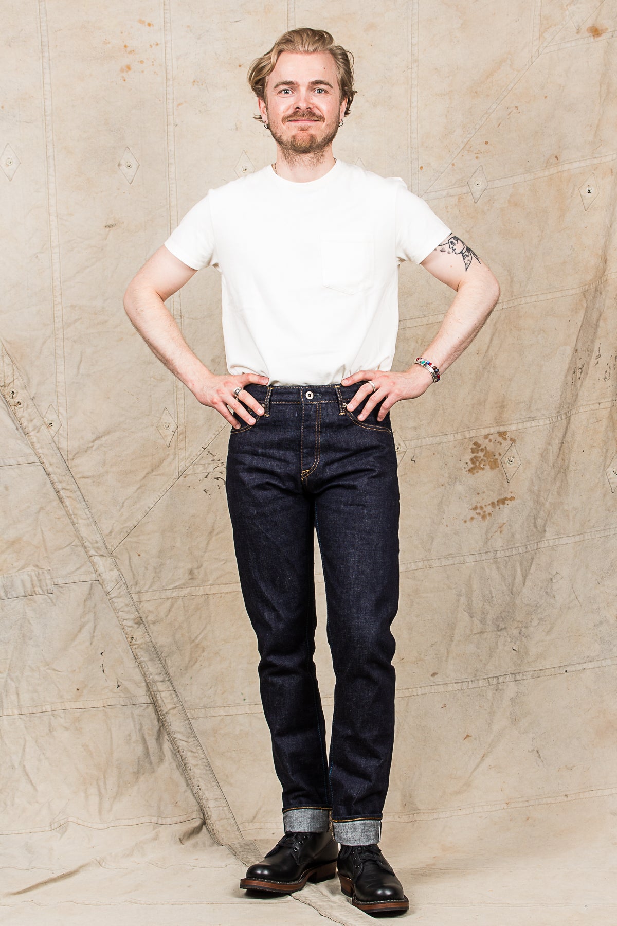 Japan Blue J301 Circle 14.8oz Straight Fit Jeans