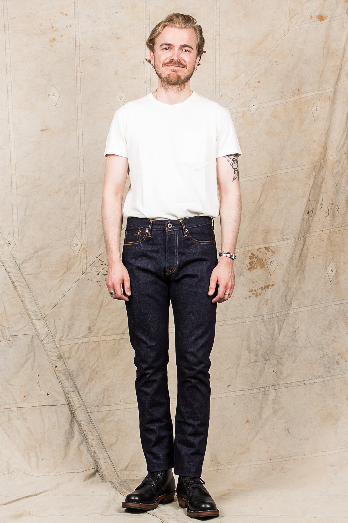 Japan Blue J201 Circle 14.8oz Tapered Fit Jeans