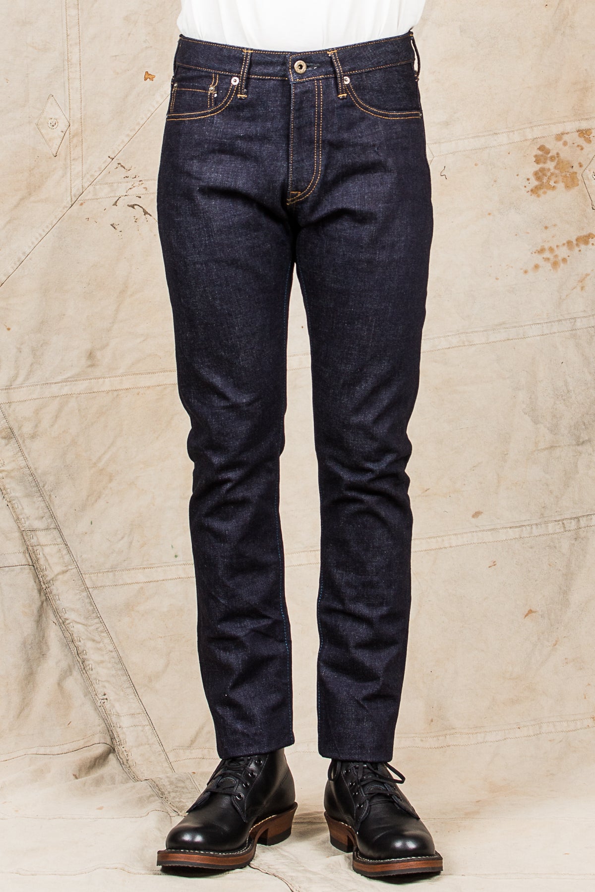 【未使用】JAPAN BLUE JEANS 42 14.8オンス Japan Blue J201 Circle 14.8oz Tapered Fit Jeans – Second Sunrise