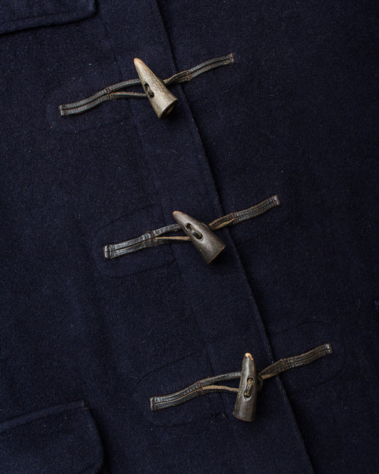 Vintage 60's "Gold Label" Gloverall Wool Duffle Coat Navy