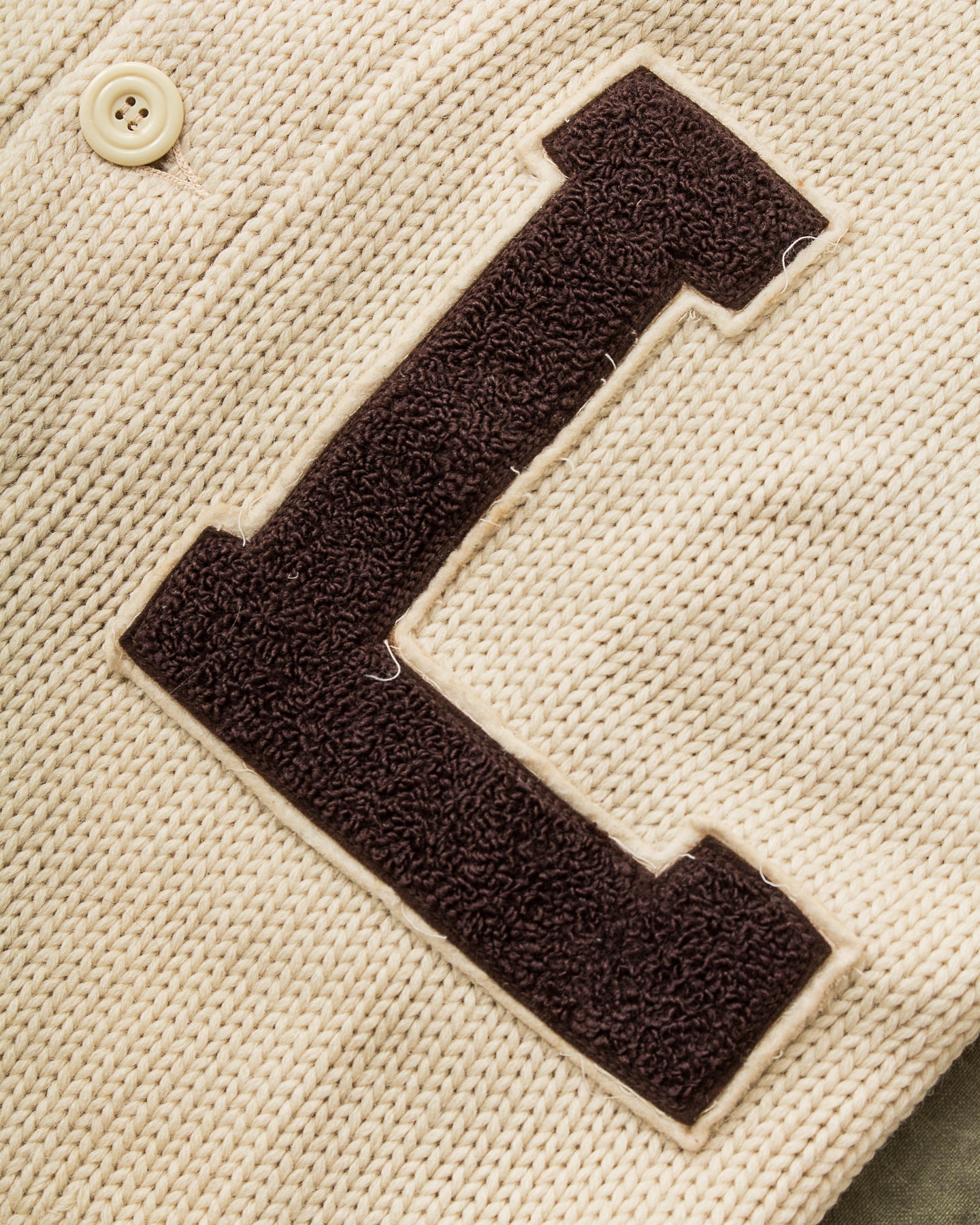 Vintage 50´s Bethlehem Sporting Goods Knitted Letterman Wool Cardigan