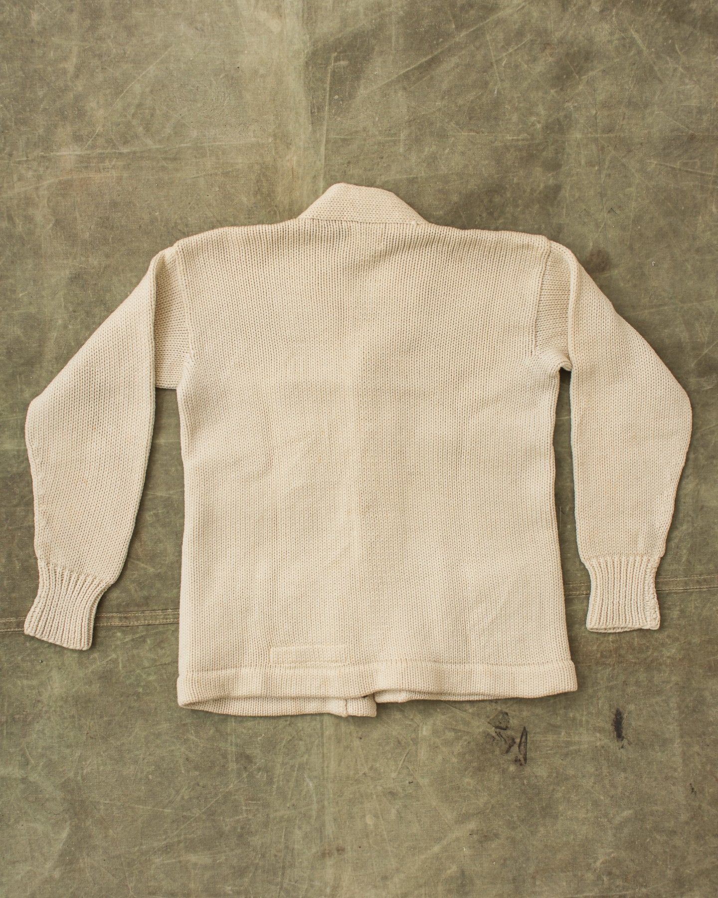 Vintage 50´s Bethlehem Sporting Goods Knitted Letterman Wool Cardigan