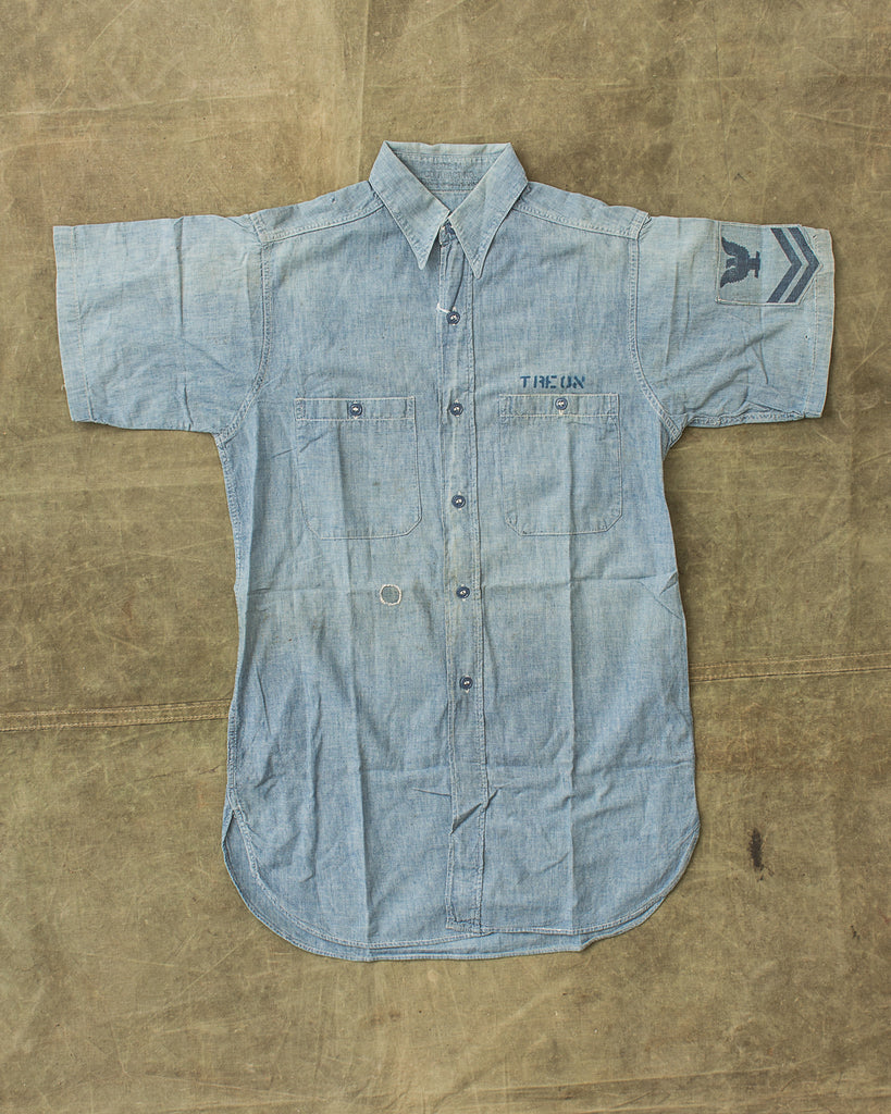 Buzz Rickson's US Navy Chambray Shirt Blue – Second Sunrise