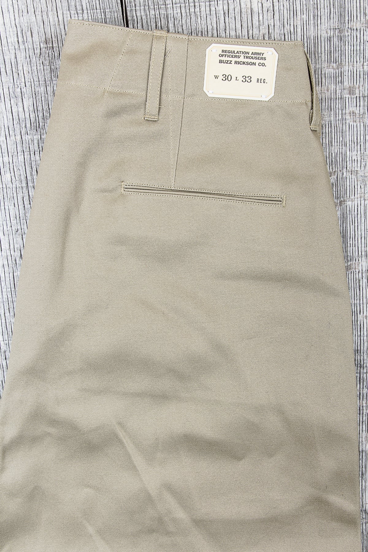 Buzz Rickson's M43036 Chino 1942 Model Khaki