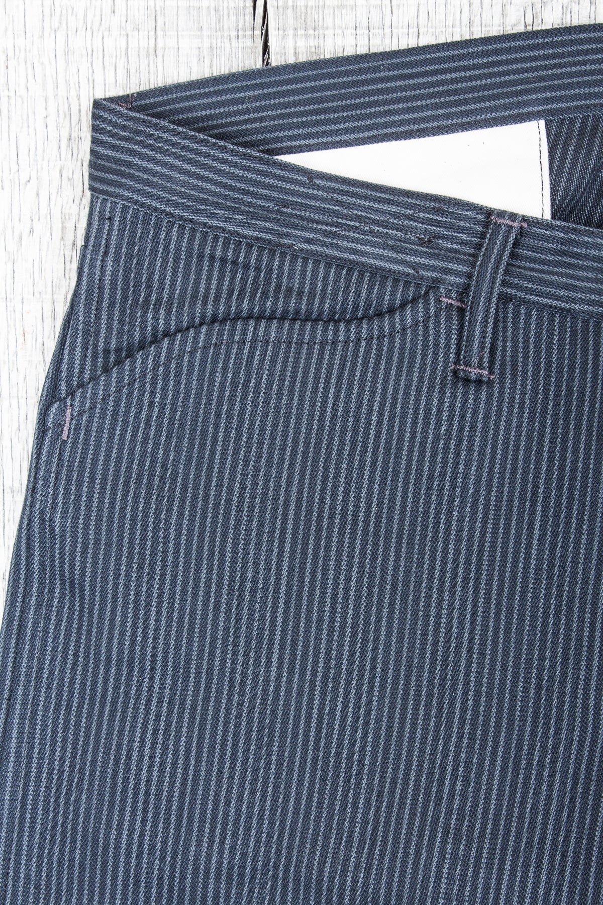 Indigofera Swearengen Pants Black/Grey Hickory Stripe