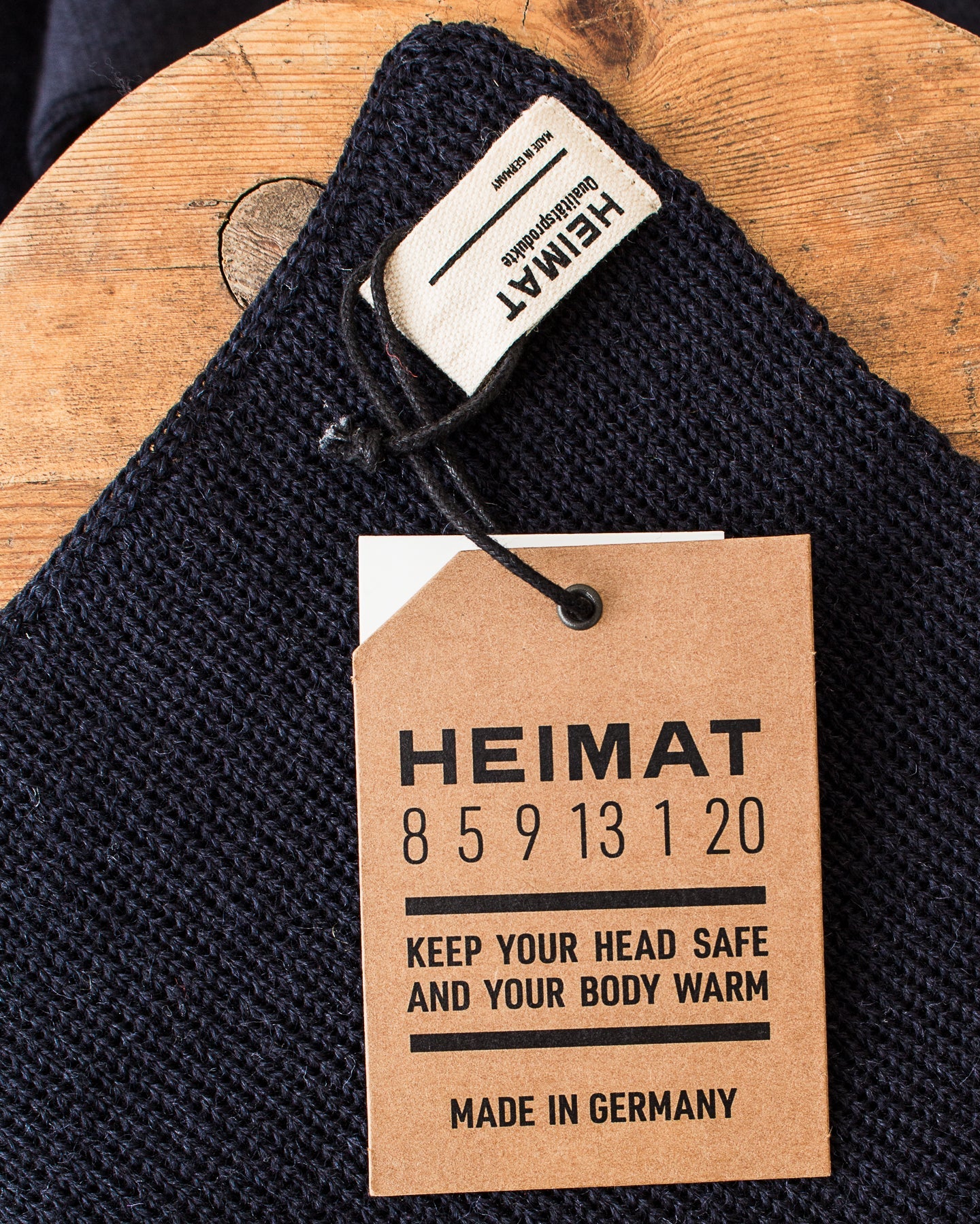 Heimat Wool Schal Ink (Navy)