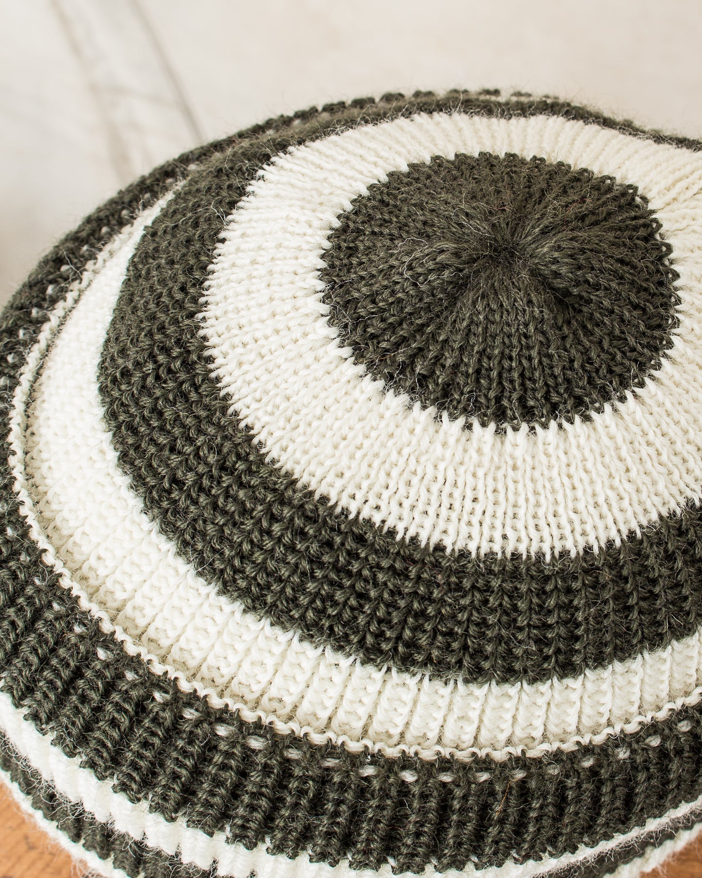 Heimat Jailhouse Mechanics Wool Hat Military Green / Seashell