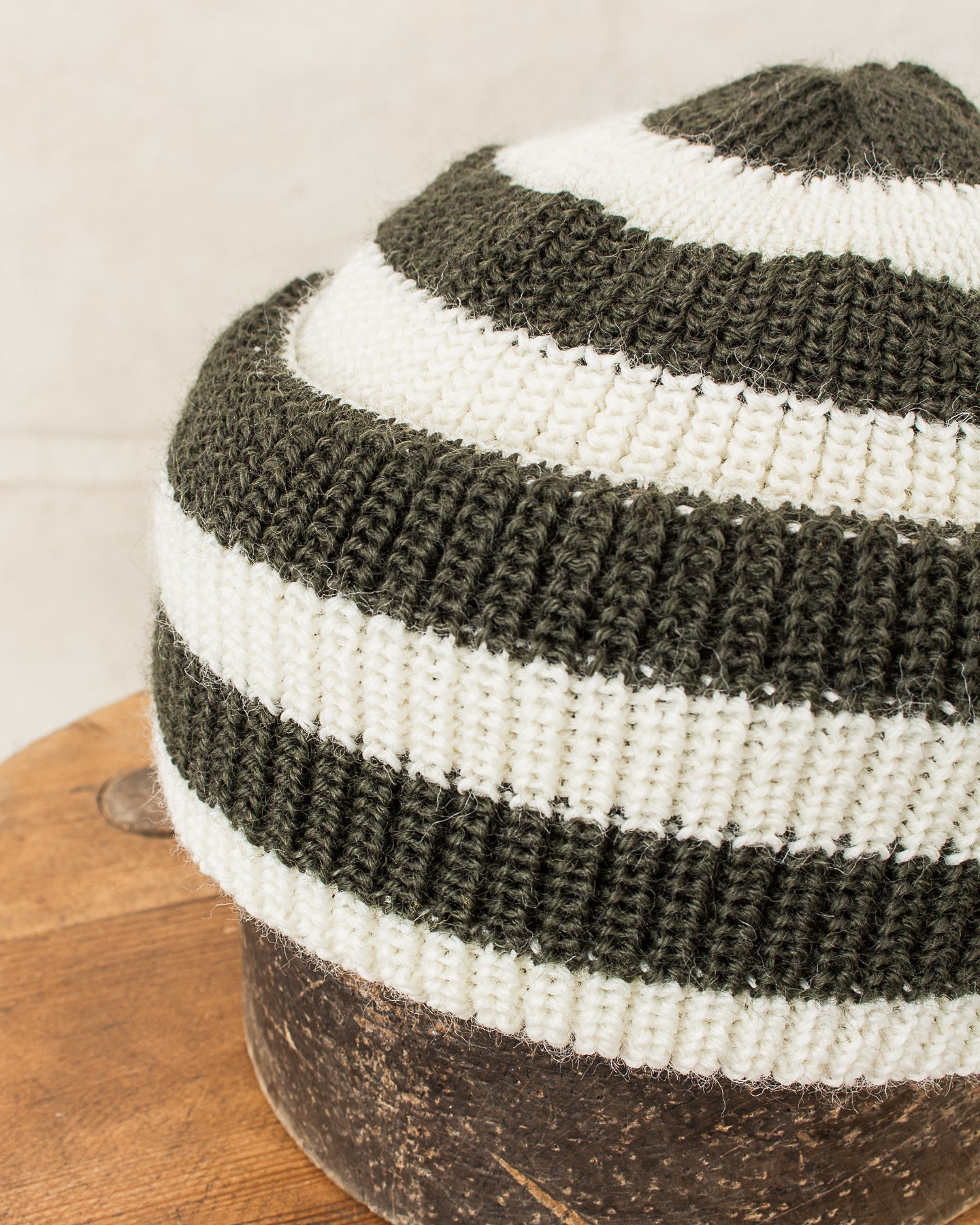 Heimat Jailhouse Mechanics Wool Hat Military Green / Seashell