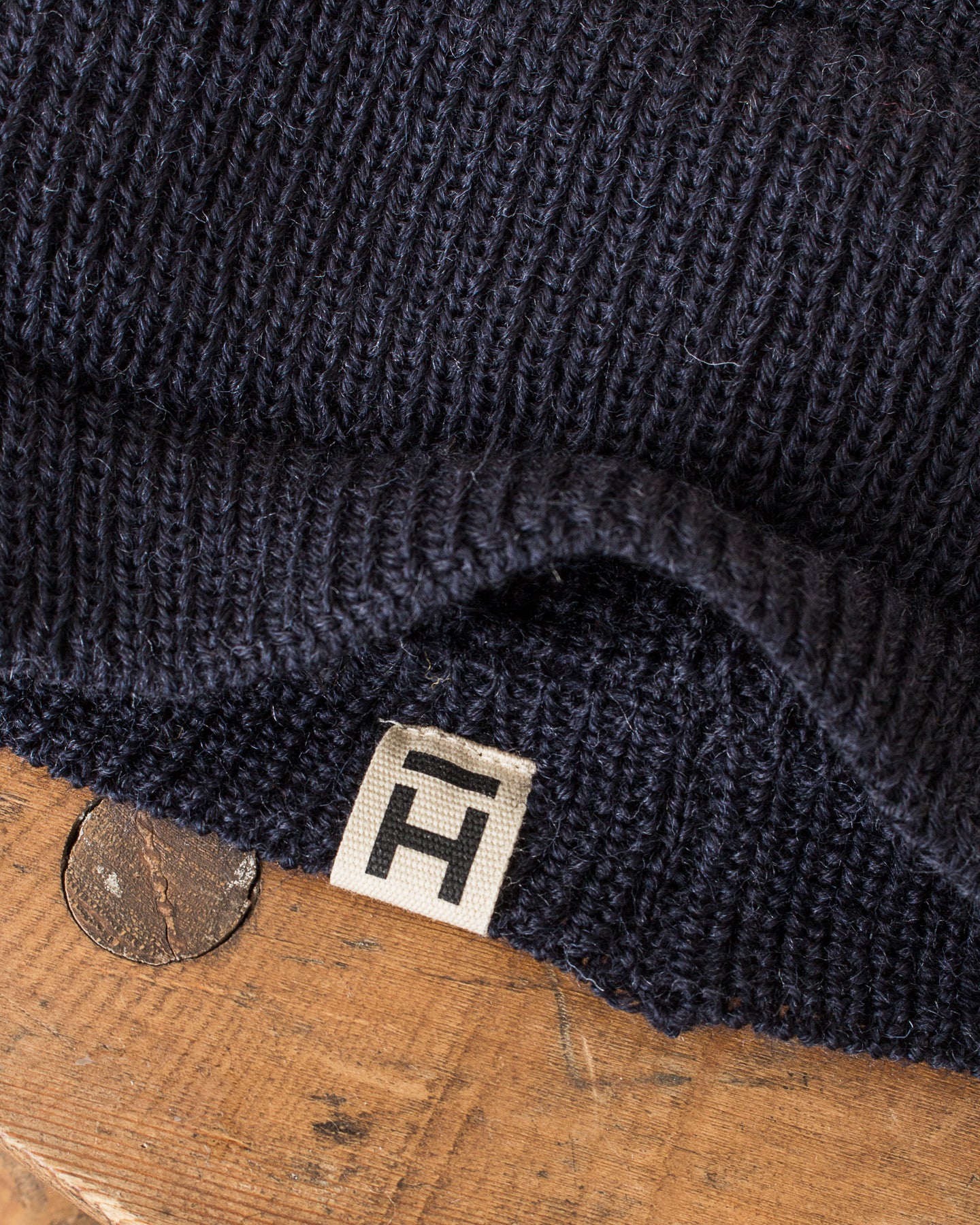 Heimat Mechanics Wool Hat Ink (Navy)