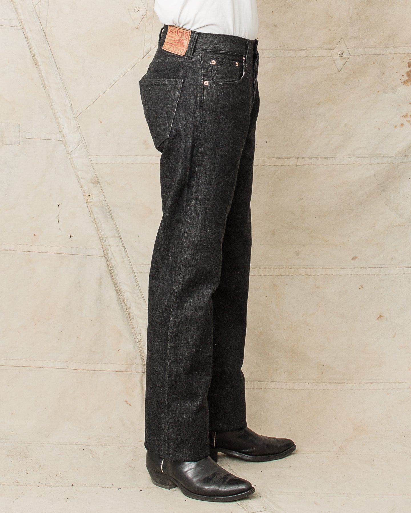 Sugar Cane & Co. 460 (1947) Model 14,25oz One Wash Black Denim SC42460