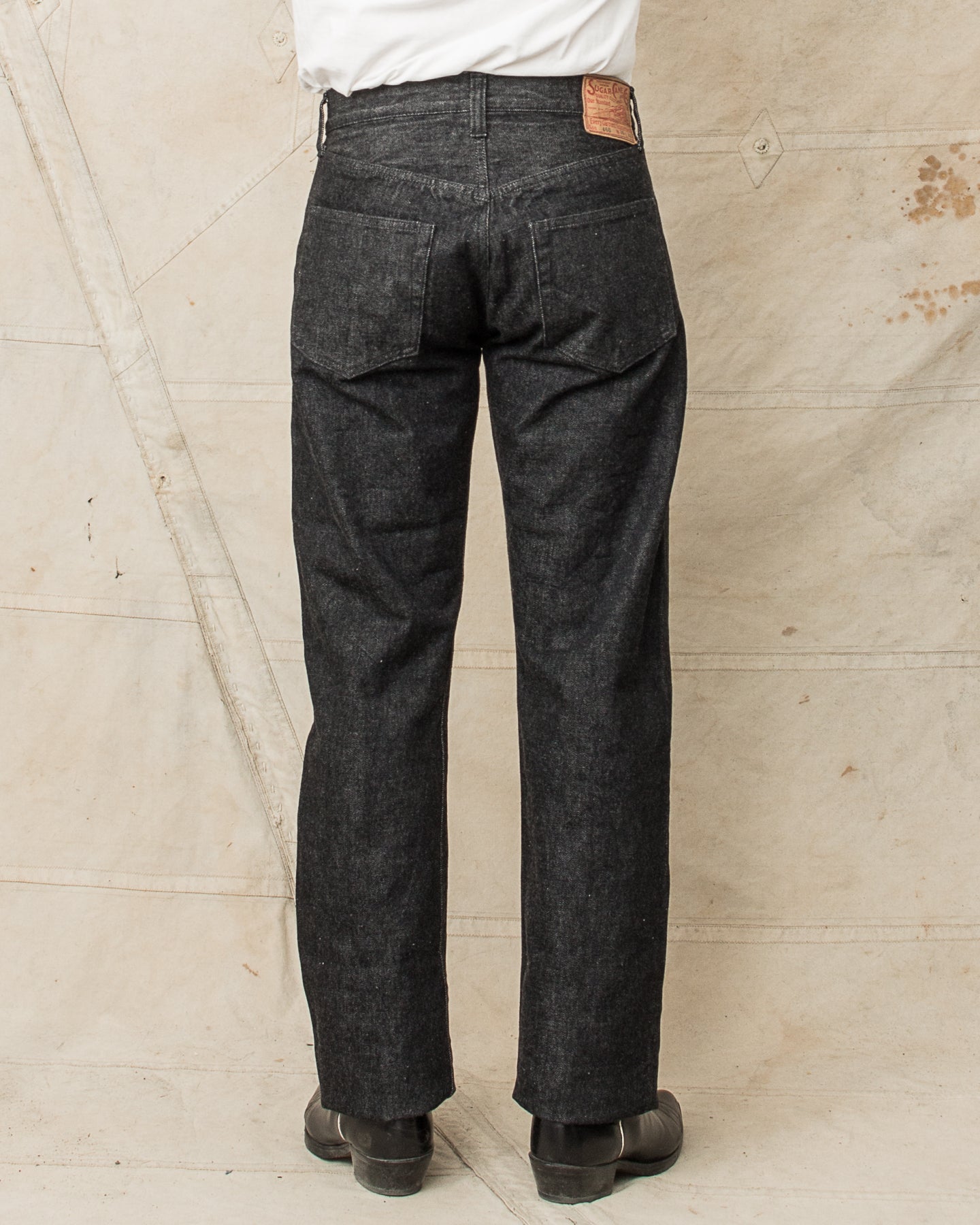 Sugar Cane & Co. 460 (1947) Model 14,25oz One Wash Black Denim SC42460