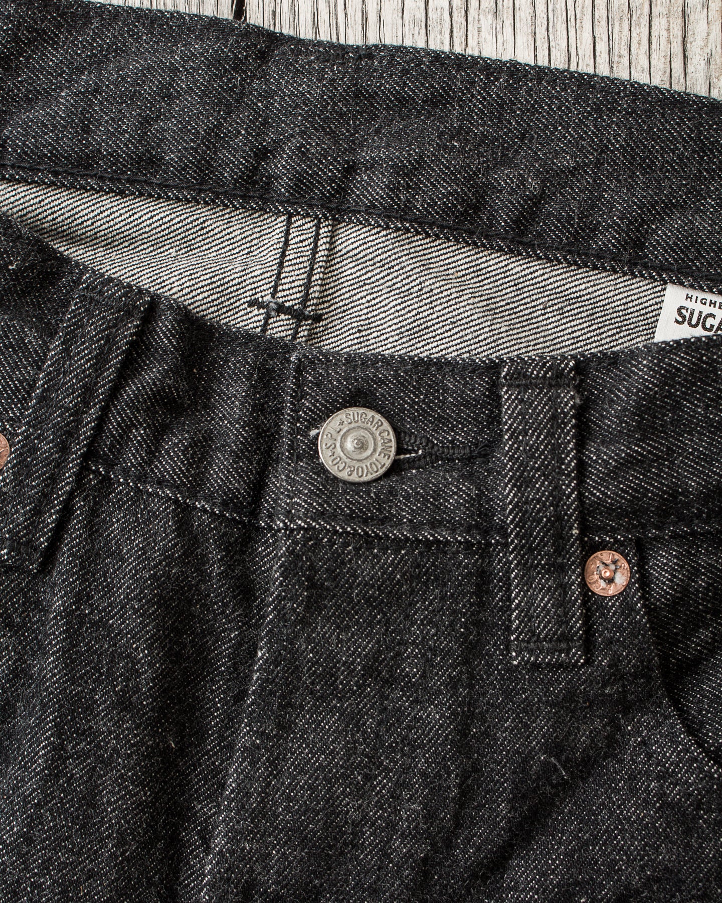 Sugar Cane & Co. 460 (1947) Model 14,25oz One Wash Black Denim SC42460