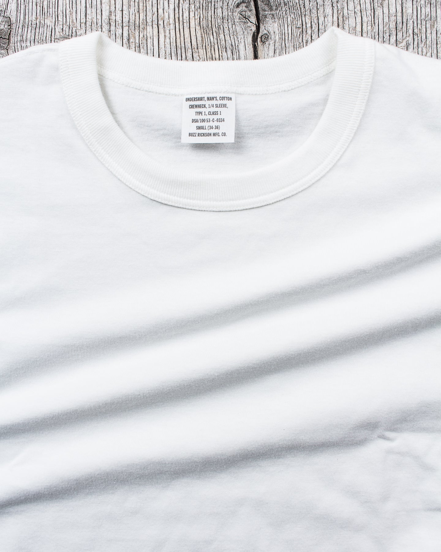 Buzz Rickson's BR78960 Package T-Shirt Government Issue White