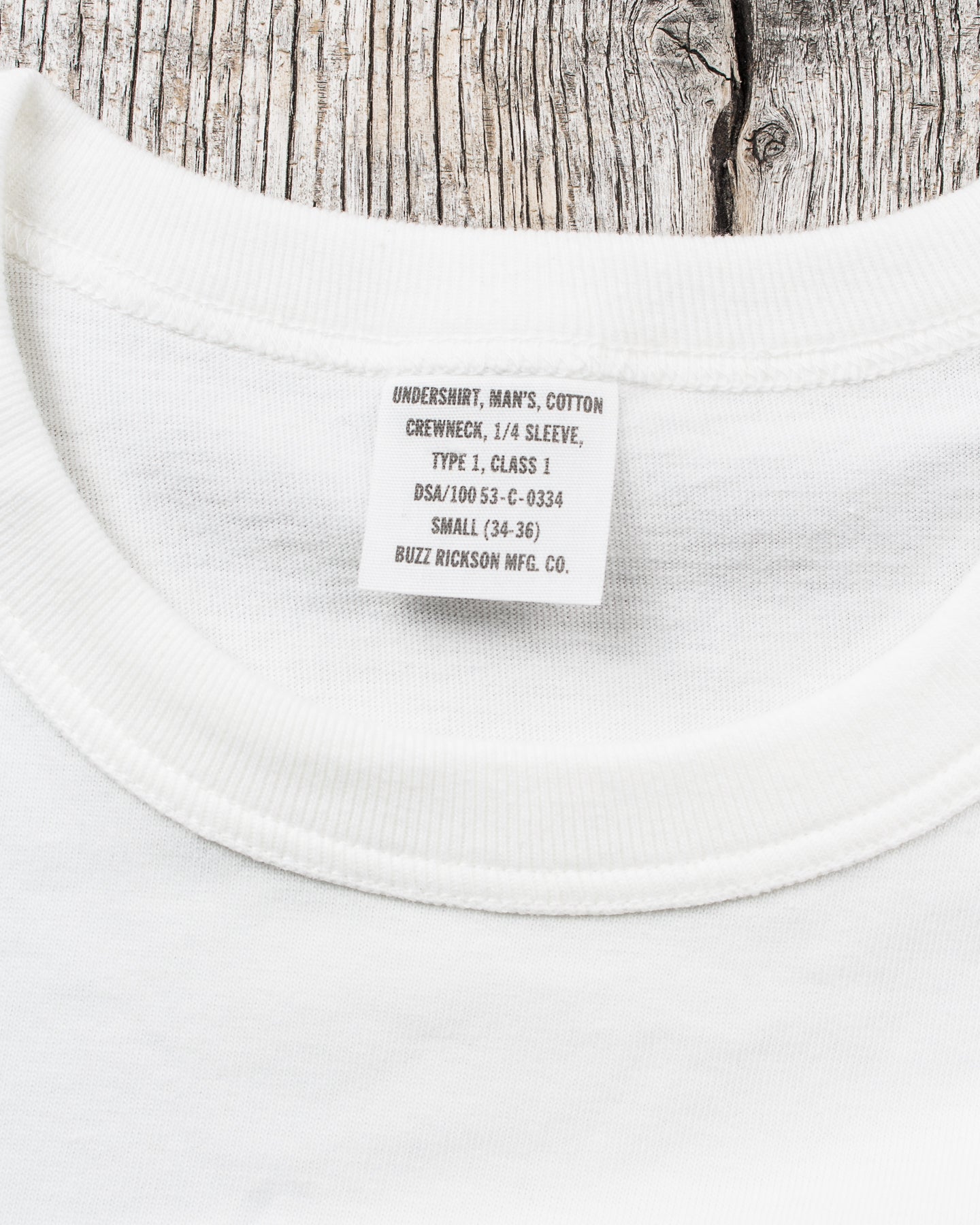 Buzz Rickson's BR78960 Package T-Shirt Government Issue White