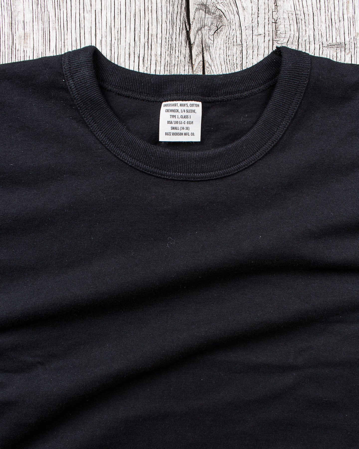 Buzz Rickson's BR78960 Package T-Shirt Government Issue Black
