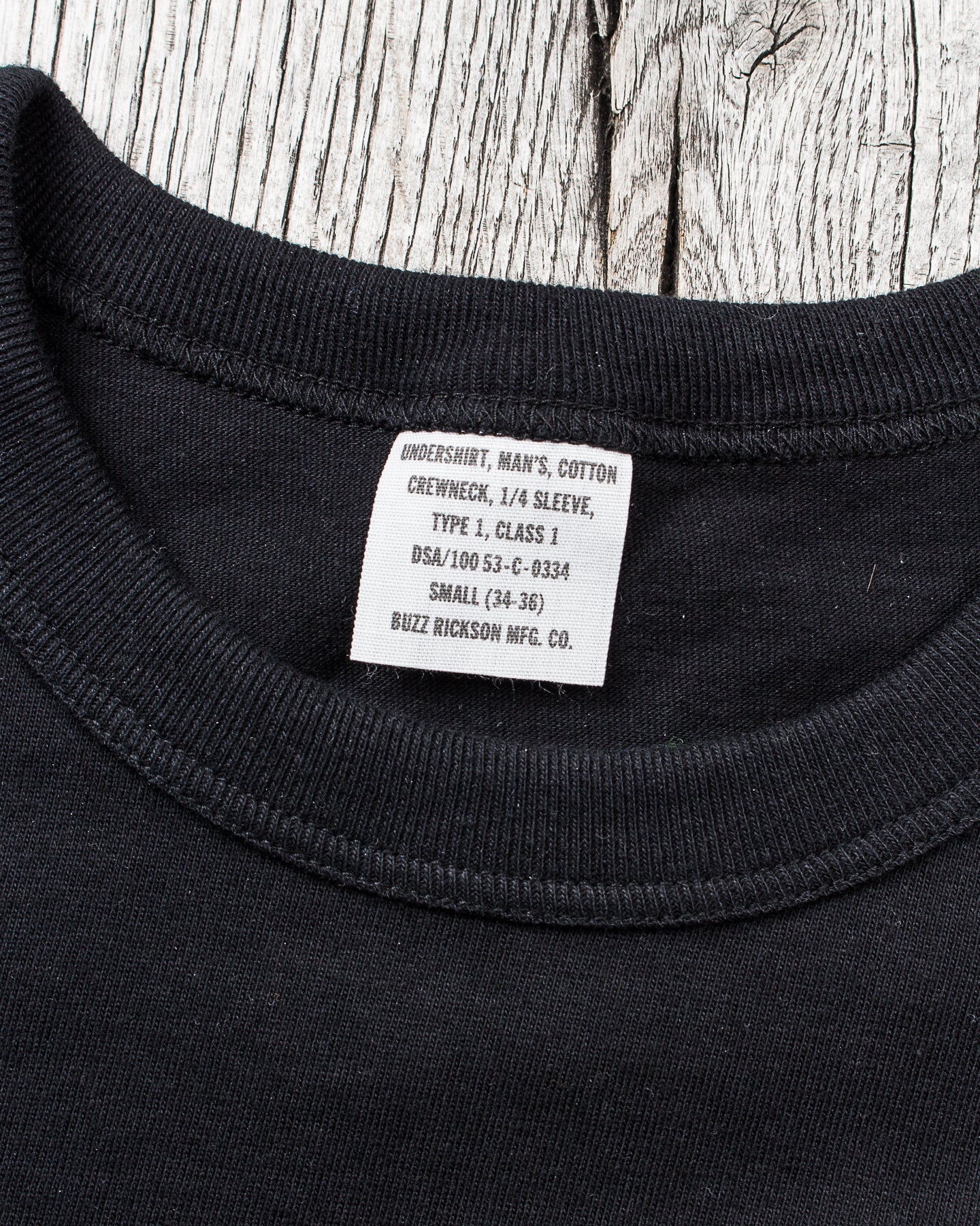 Buzz Rickson's BR78960 Package T-Shirt Government Issue Black
