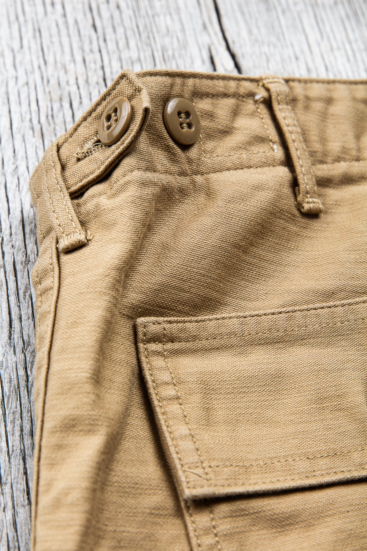 OrSlow 5032 Slim Fatigue Pants Khaki