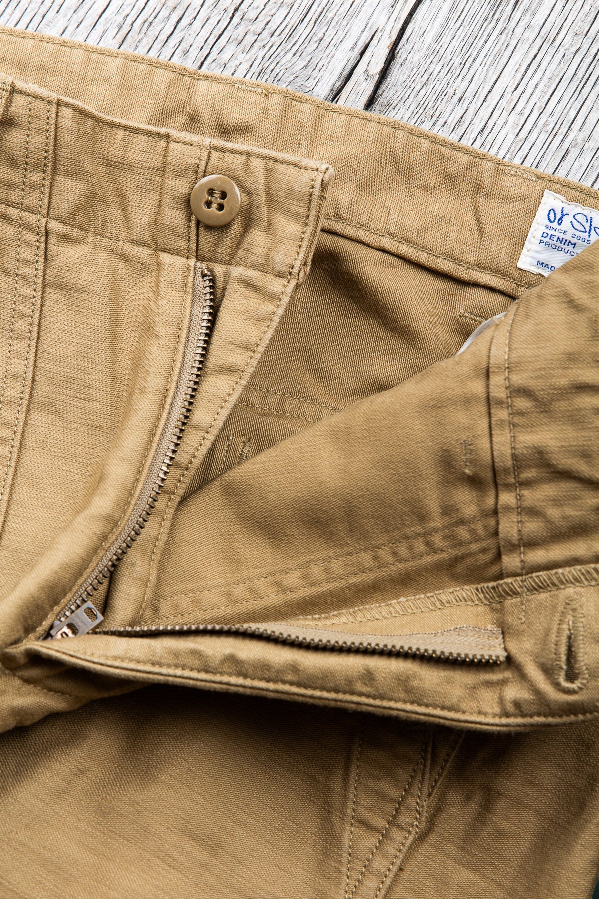 OrSlow 5032 Slim Fatigue Pants Khaki