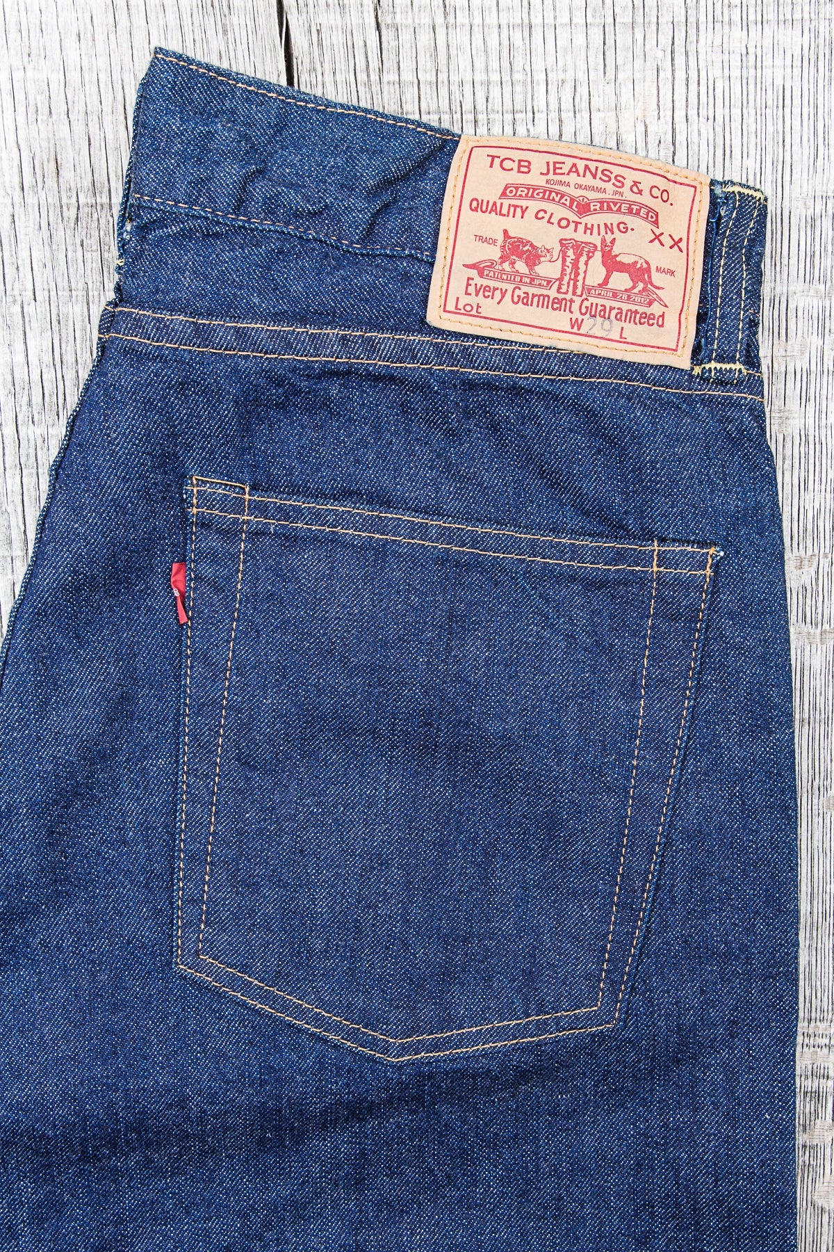 TCB Jeans Womens Norma Selvedge Jeans One Wash