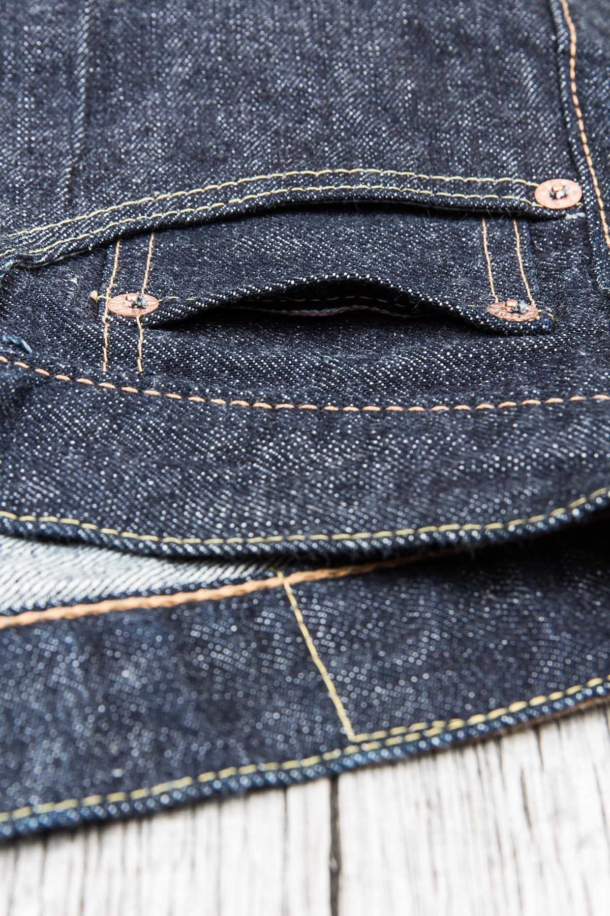 Sugar Cane & Co. Model 2014 Slim Tapered One Wash Jeans SC42014A