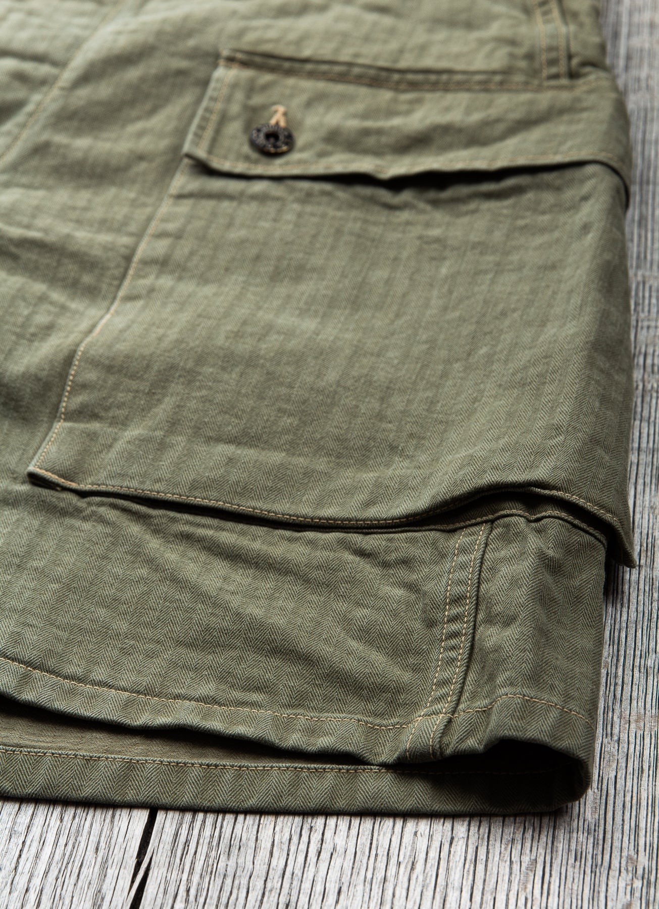 Buzz Rickson's USMC P-44 HBT Twill "Monkey" Shorts BR52388