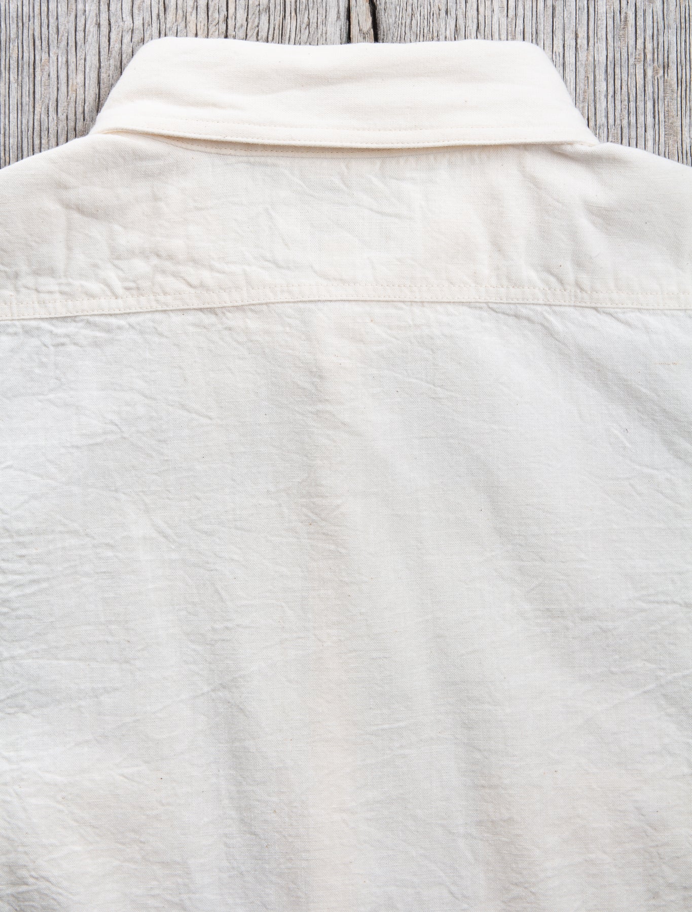 Buzz Rickson's USN Short Sleeve Chambray Shirt White BR35857