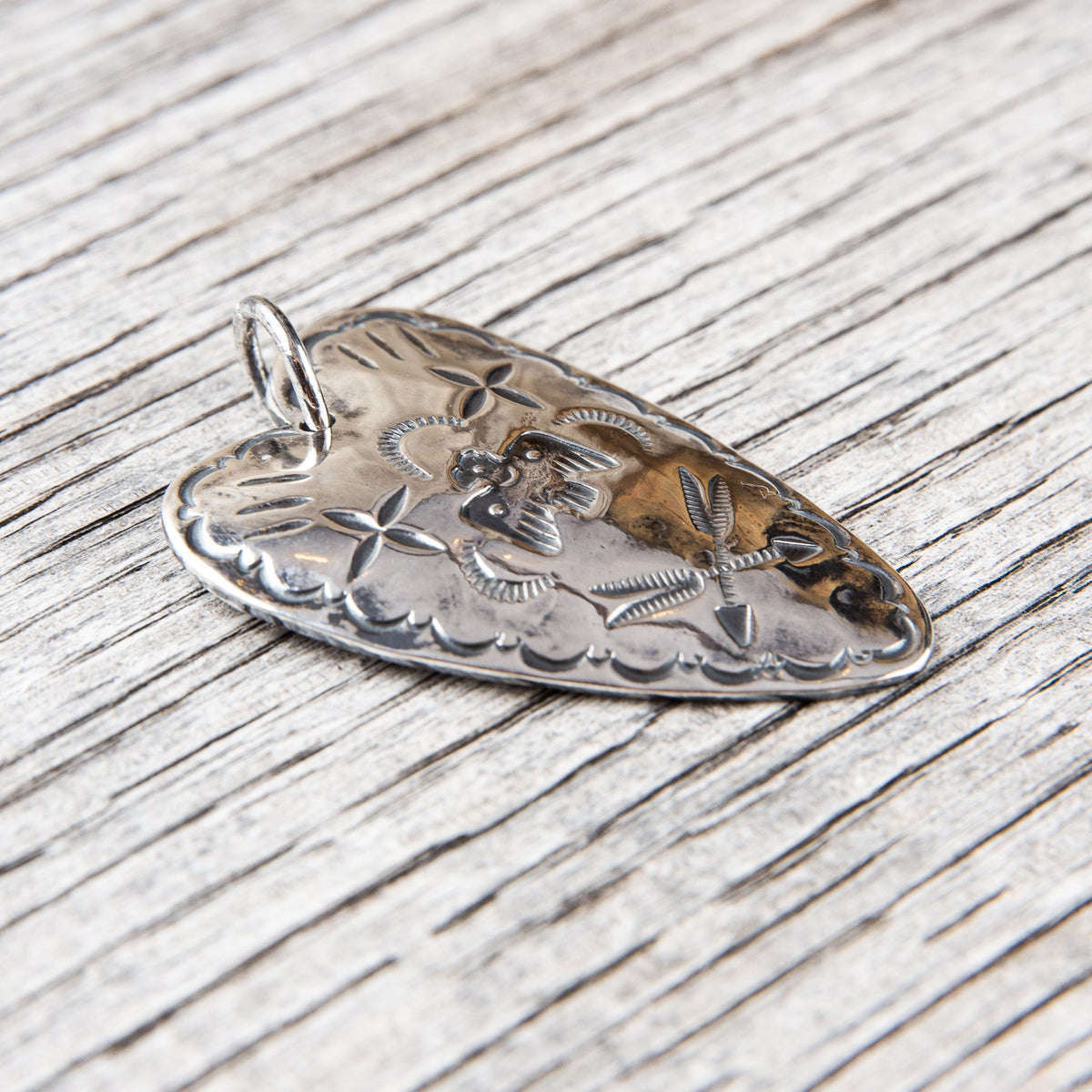Larry Smith Heart Pendant Thunderbird NL-0119