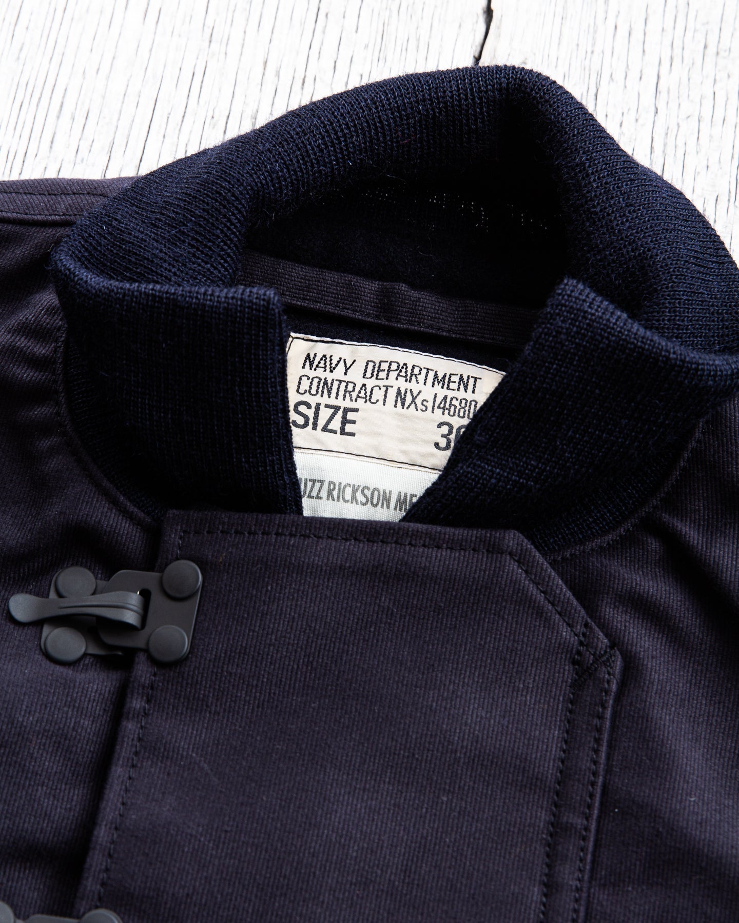 Buzz Rickson's U.S. Navy Deck Hook Jacket Navy BR13580