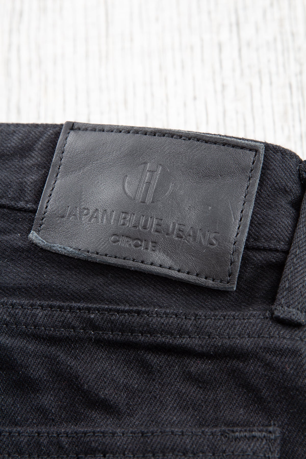 Japan Blue J316BK Circle 13.5 oz Straight Fit Black Jeans