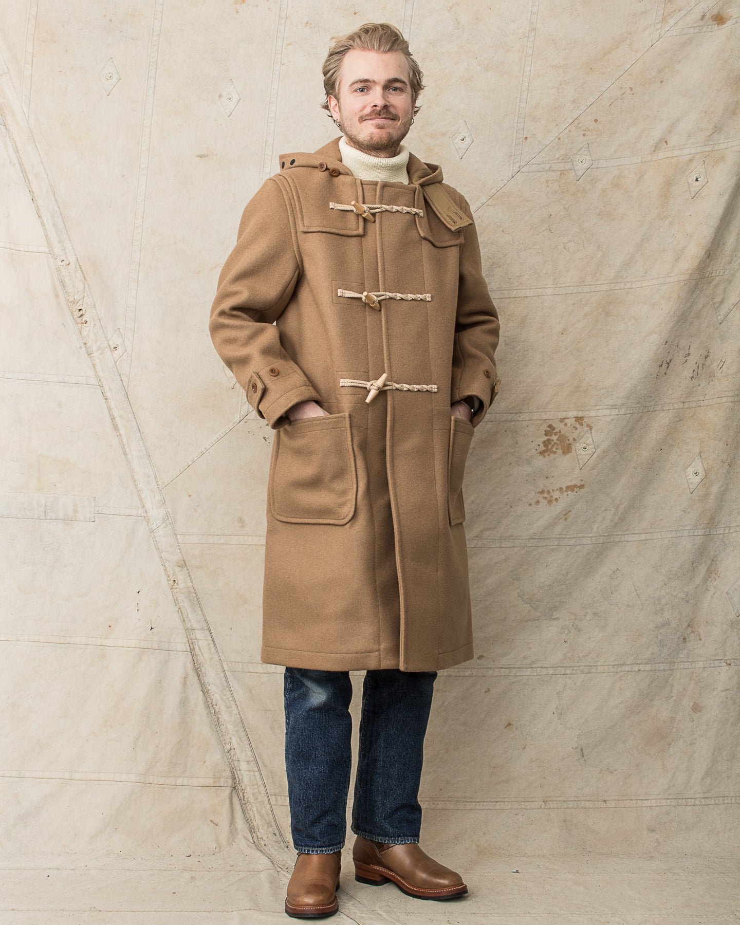 Buzz Rickson's Wool Duffle Coat Camel BR15164 – Second Sunrise