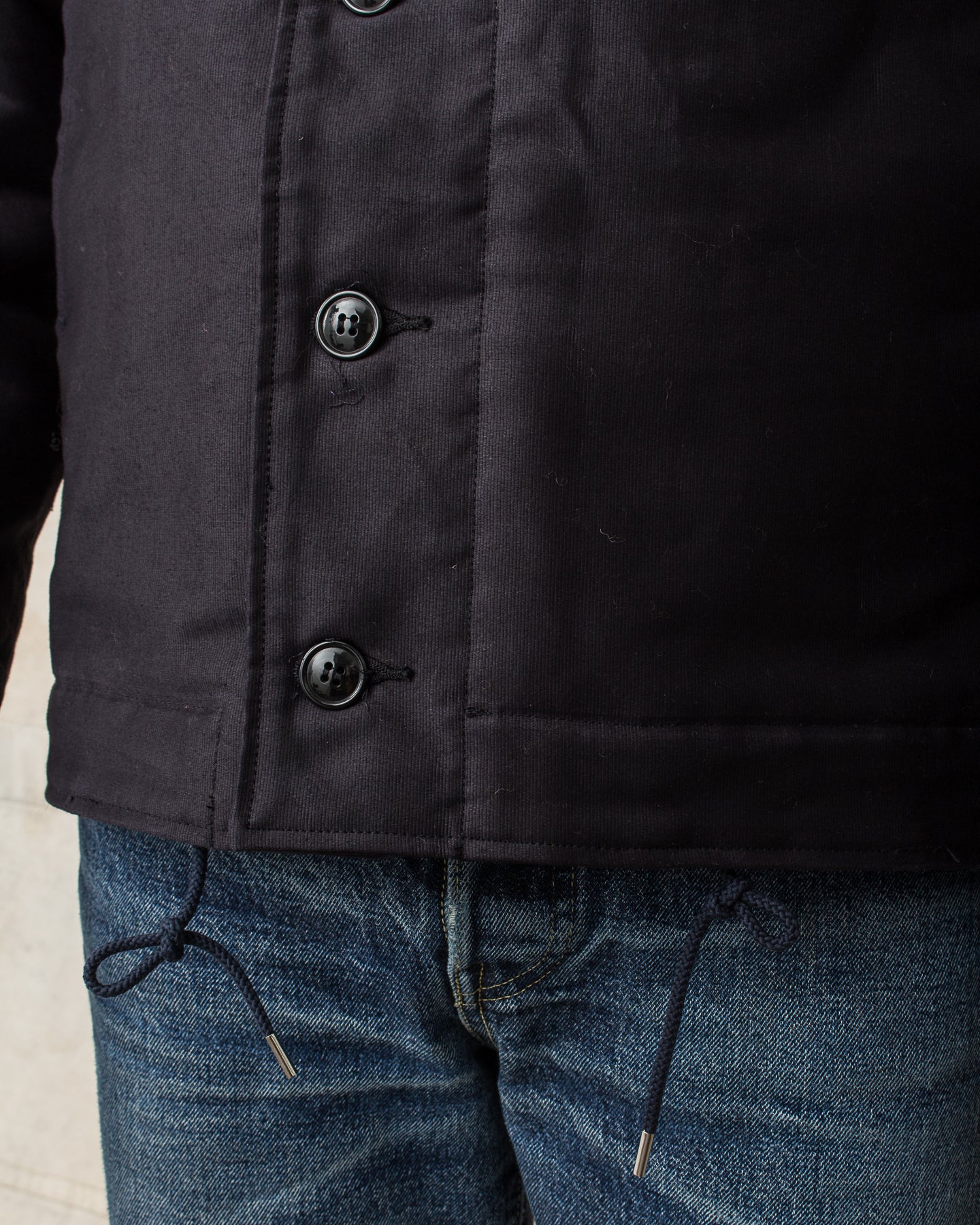 Buzz Rickson's Type N-1 Deck Jacket Navy Demotex BR15340