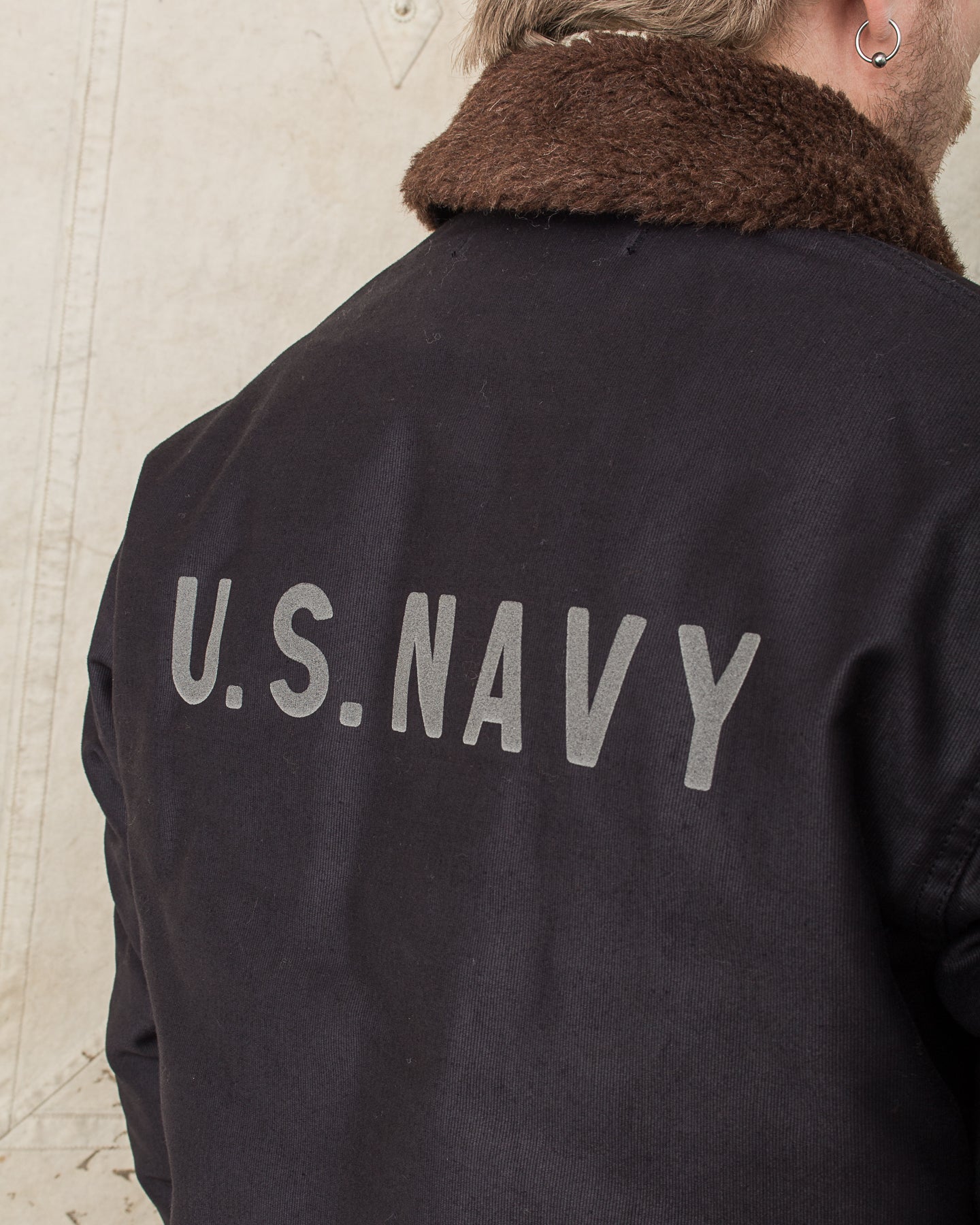 Buzz Rickson's Type N-1 Deck Jacket Navy Demotex BR15340