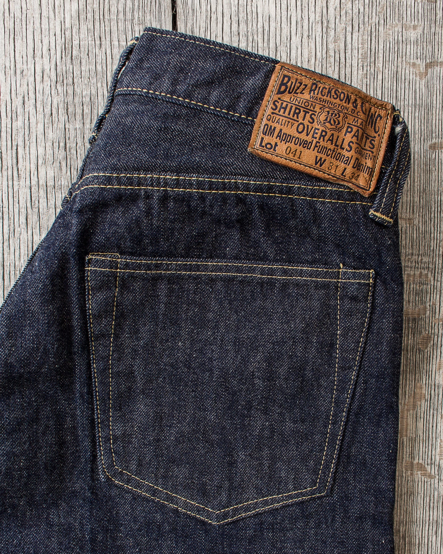 Buzz Rickson's World War II Waist Overalls Jeans BR43041