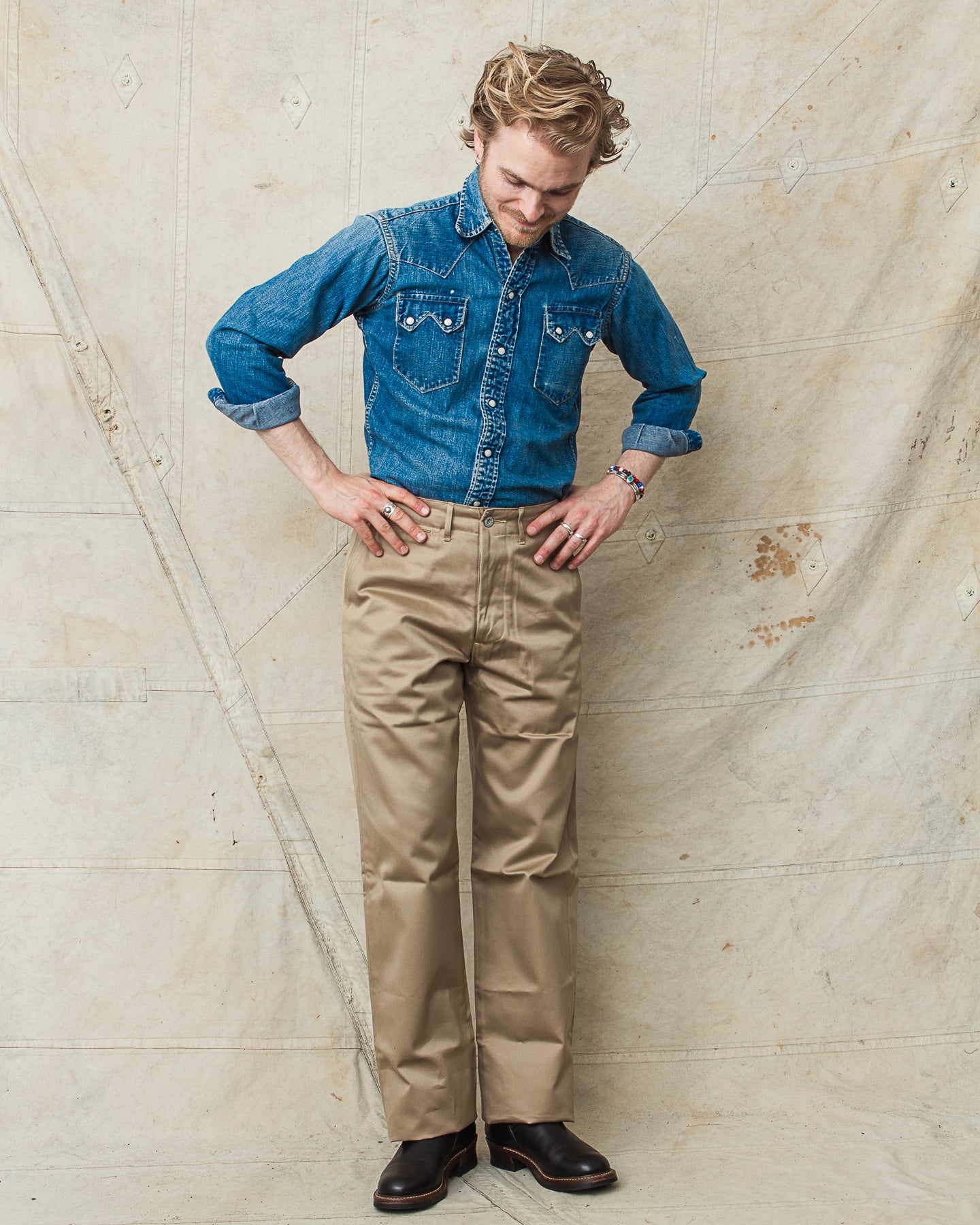 Buzz Rickson's Chino 1945 Model Beige M43035