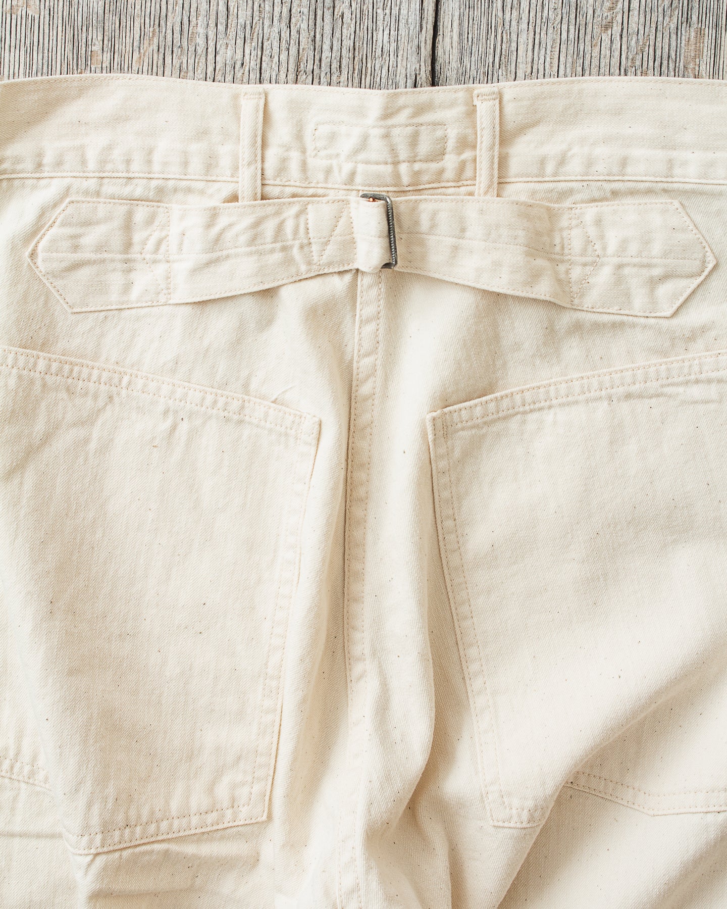 Buzz Rickson's Trousers Working White Twill BR42451
