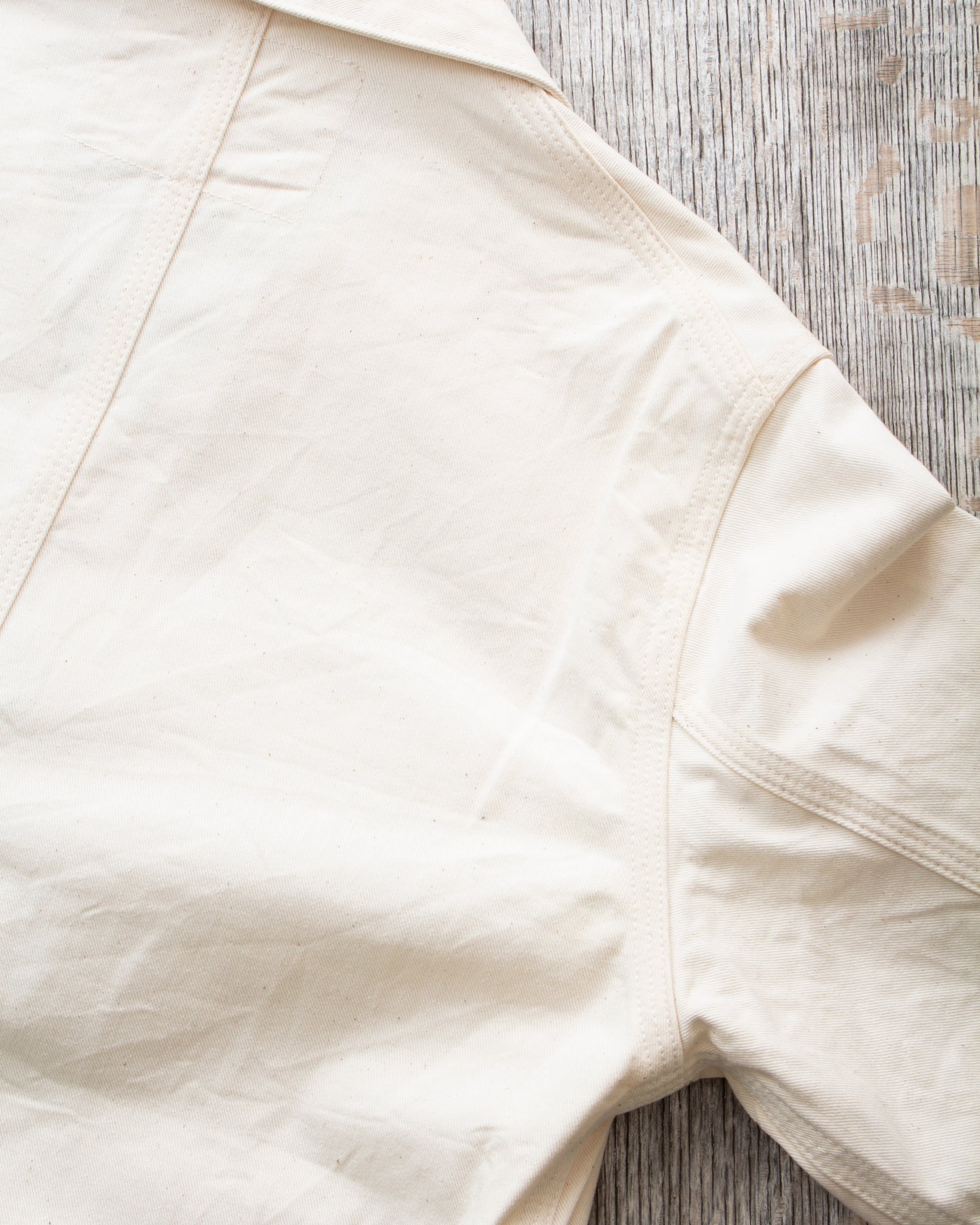 Sugar Cane & Co. Fiction Romance 9oz White Boat Sail Drill 1920's Work Coat SC15504