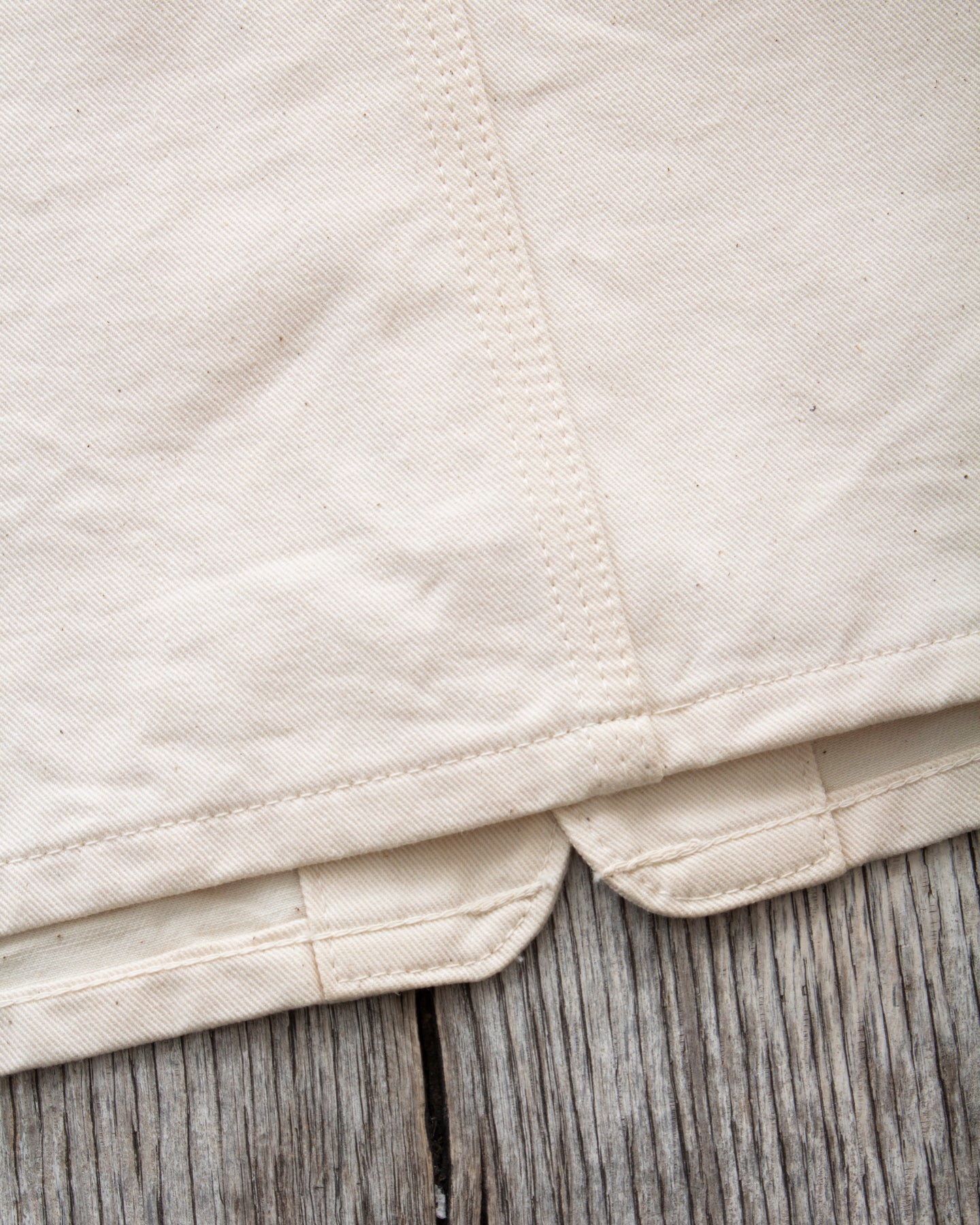 Sugar Cane & Co. Fiction Romance 9oz White Boat Sail Drill 1920's Work Coat SC15504