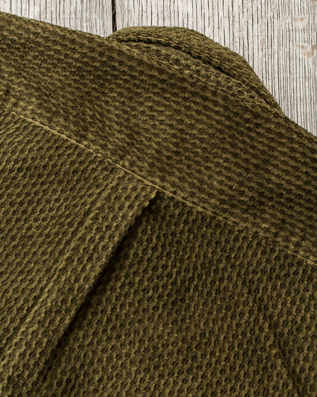 Indigofera Webster Shirt Dobby Corduroy Green