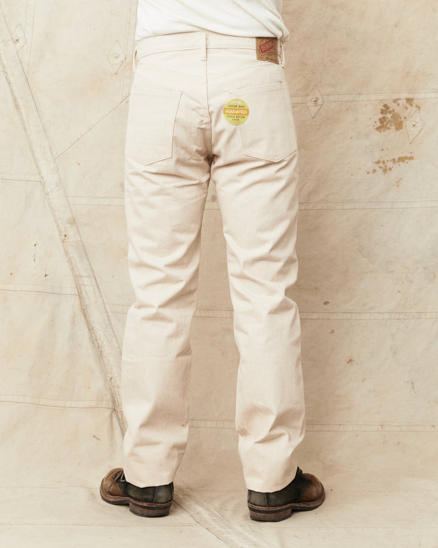 Denime by Warehouse & Co Lot 224 1966 Model Natural Mother Cotton Jeans Non Wash