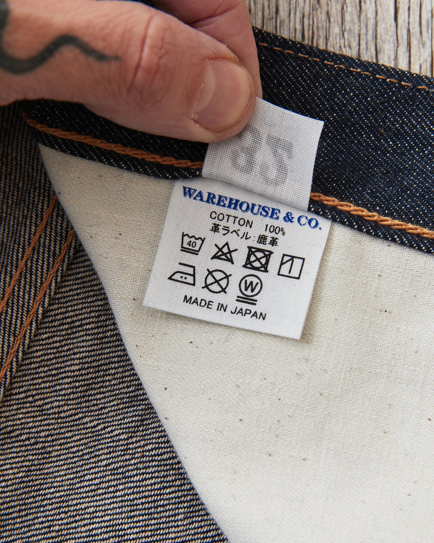 Denime by Warehouse & Co Lot 220XX 1947 Model Jeans Non Wash