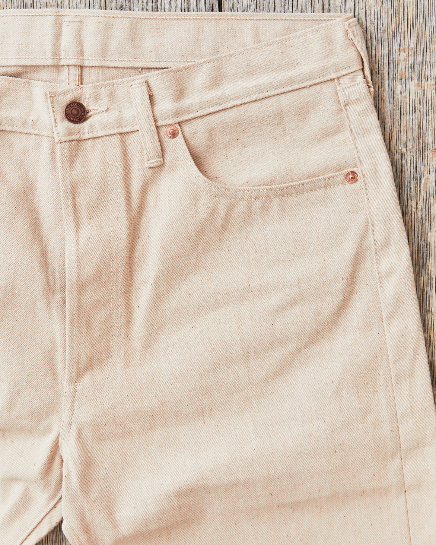 Denime by Warehouse & Co Lot 224 1966 Model Natural Mother Cotton Jeans Non Wash