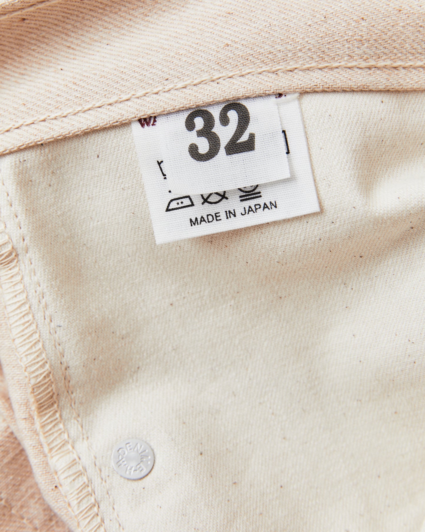 Denime by Warehouse & Co Lot 224 1966 Model Natural Mother Cotton Jeans Non Wash