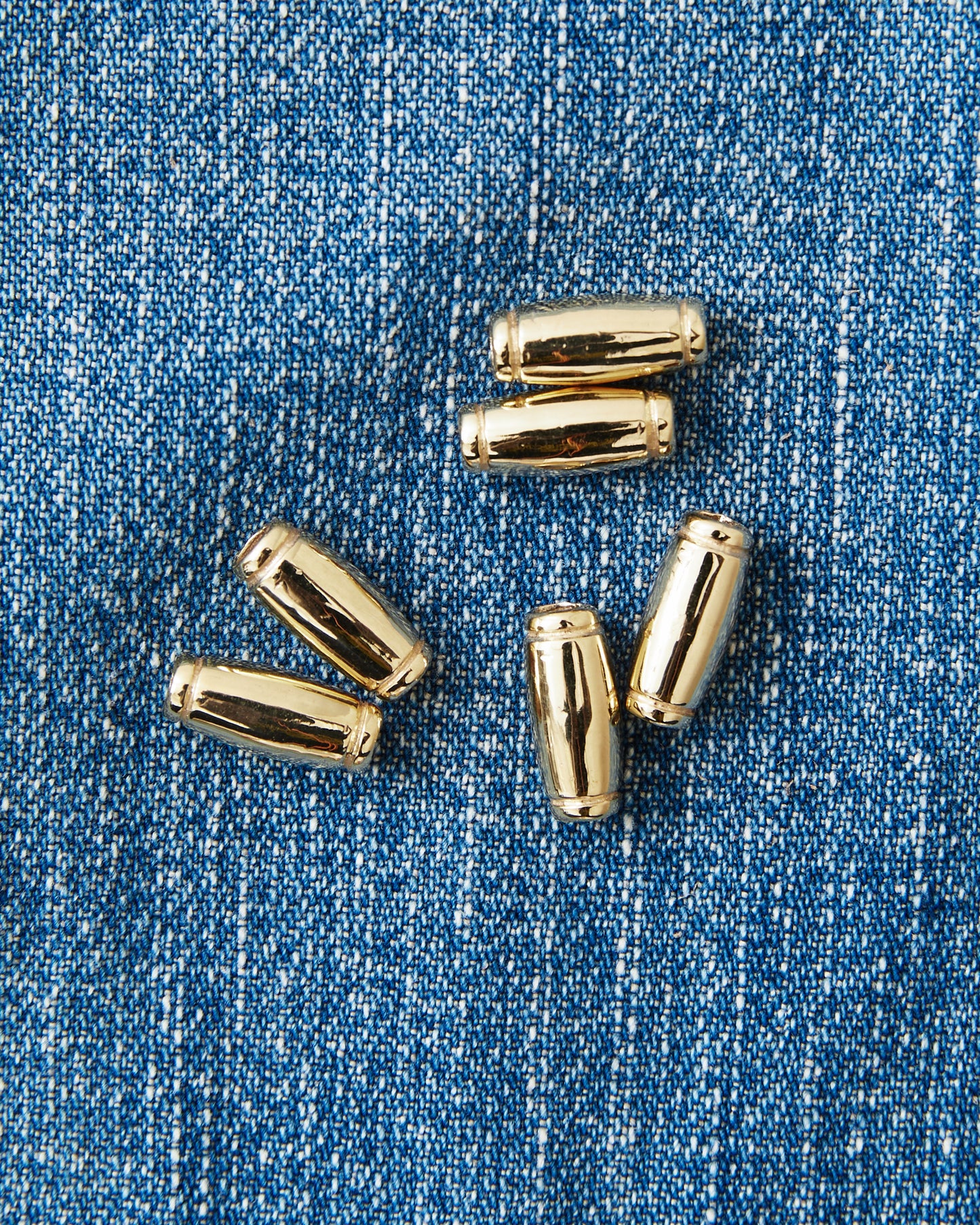 Larry Smith 18K Gold Pipe Bead OT-B0003-18K