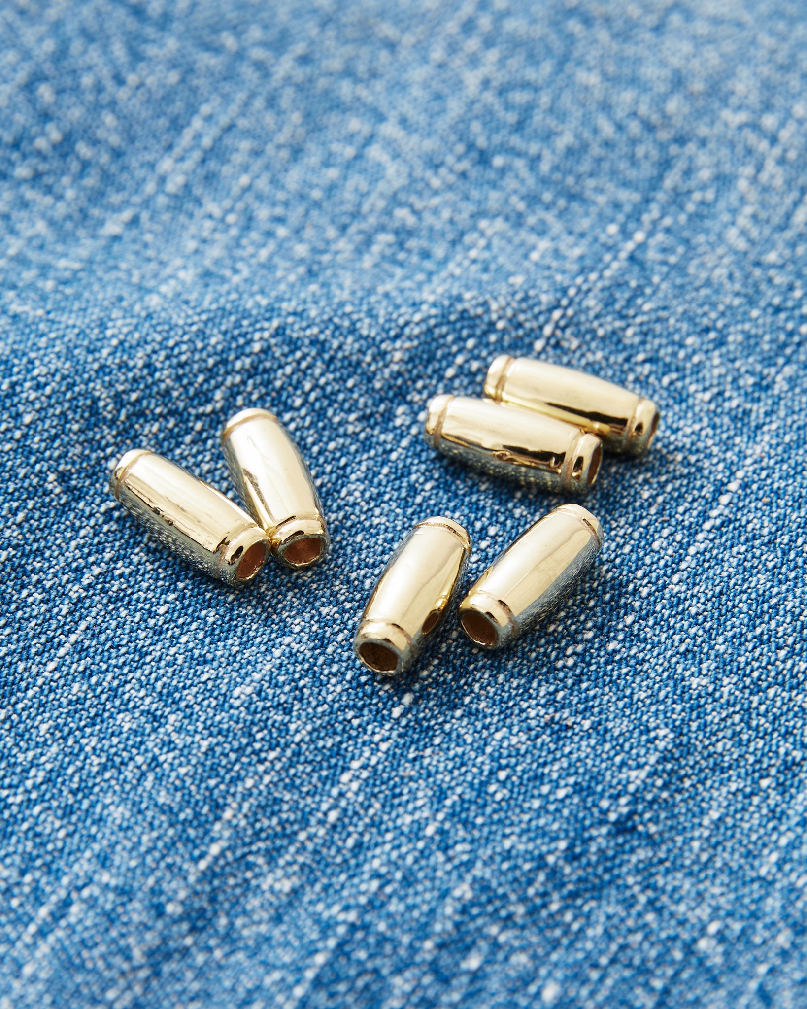 アクセサリー Larry Smith 18K gold pipe bead Larry Smith 18K Gold Pipe Bead OT-B0003-18K – Second Sunrise