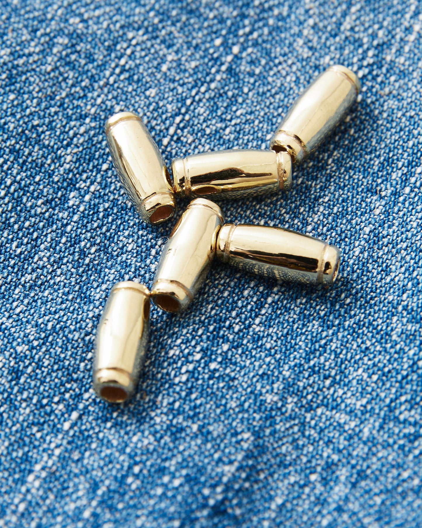 Larry Smith 18K Gold Pipe Bead OT-B0003-18K