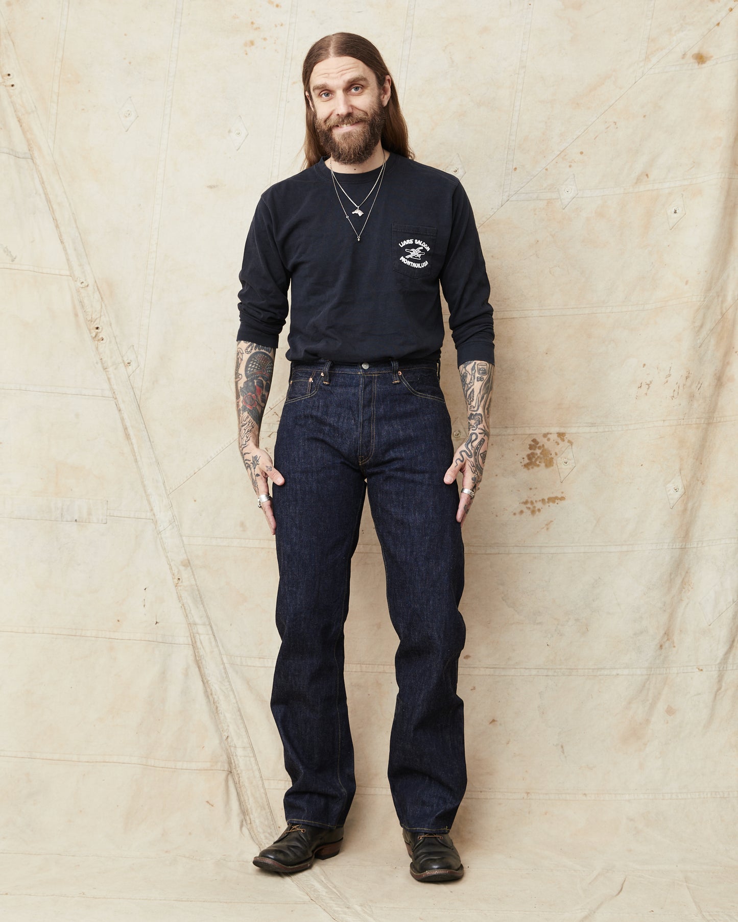 Sugar Cane & Co. SC41947A 1947 Model 14,25oz One Wash Denim