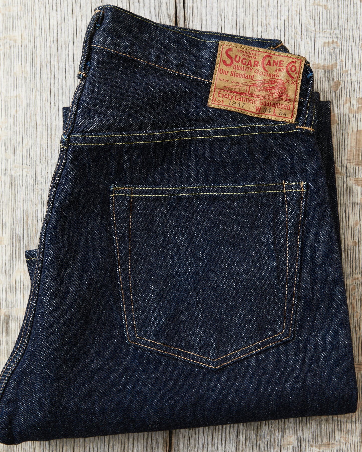Sugar Cane & Co. SC41947A 1947 Model 14,25oz One Wash Denim